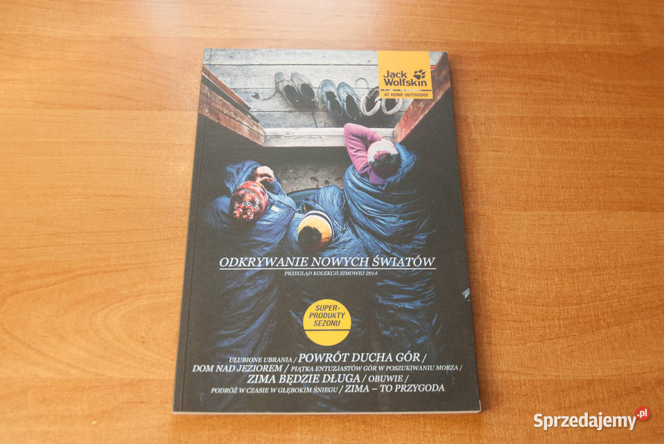JACK WOLFSKIN różne katalogi z lat 2014 i 2015 miękka Stara Wieś