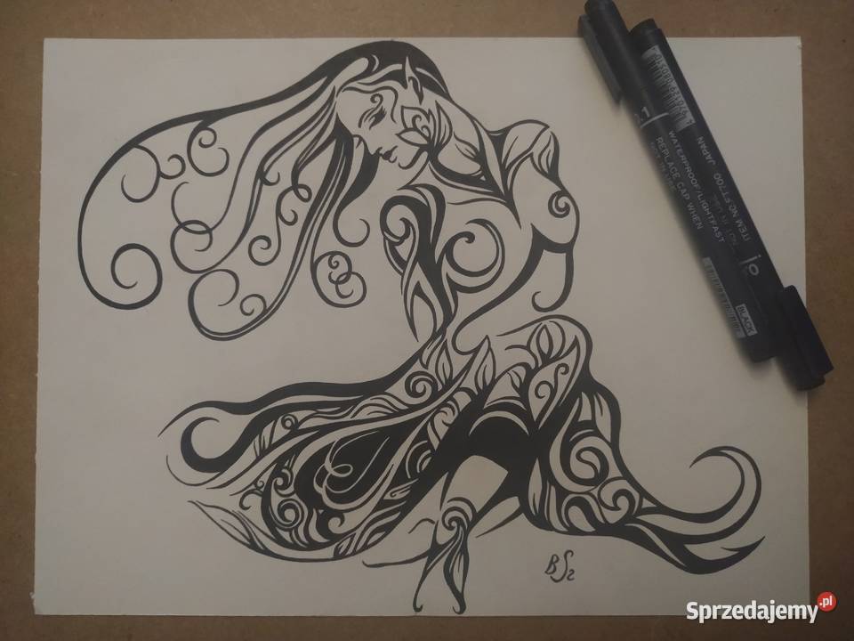 Rysunek siedząca cienk blok t A4 250 gm2 Malarstwo