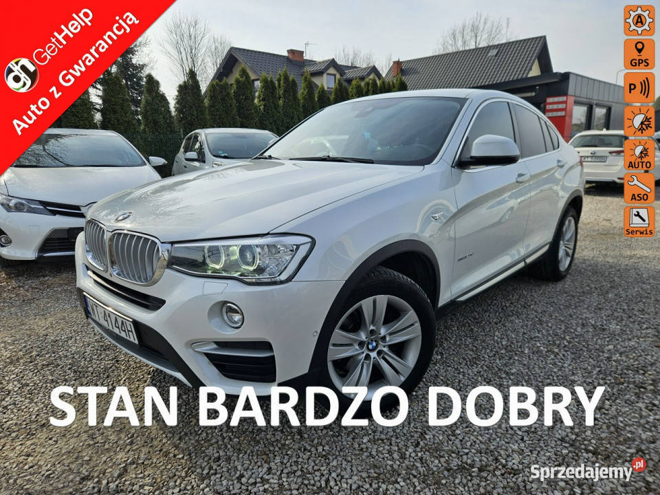 BMW X4 2.0 XD xLine 190KM Blisy Kamera Full Opcja Serwis ASO Zarejestrowan…