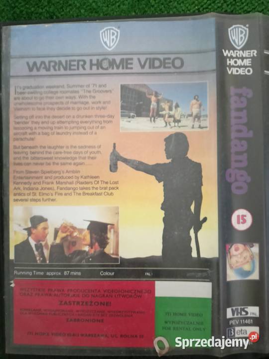 Kaseta VHS film Fandango