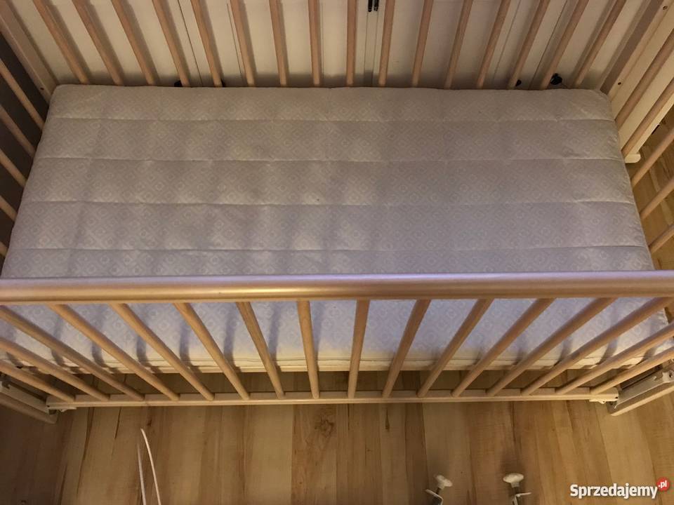 Łóżeczko DREWEX hippo materac karuzelka Tiny Pszczyna sprzedam