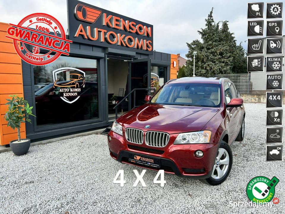 BMW X3 4x Grzane FoteleKierownica Kamera Cofania Bydgoszcz