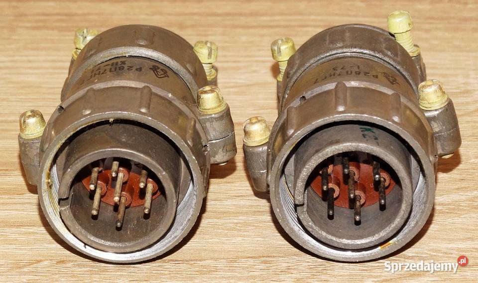 Złącze wtyk męski przemysłowy wojskowy 7 pinów sprzedam