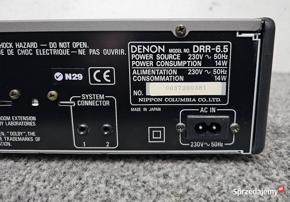 Magnetofon Denon DDR65 Stereo Cassette Deck Kraków