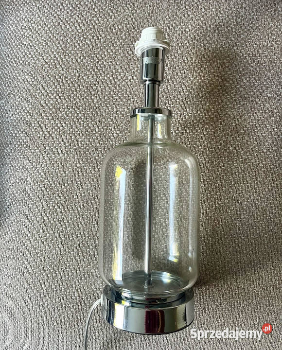 Lamp Gustaf podstawa lampy chrom Cargo szklana Warszawa