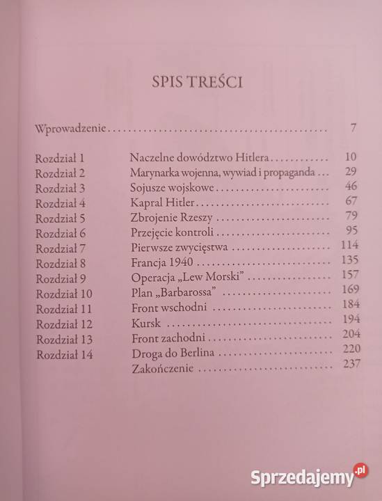 Hitler dowódca wojskowy Rok wydania 2009 Pozostałe Warszawa sprzedam