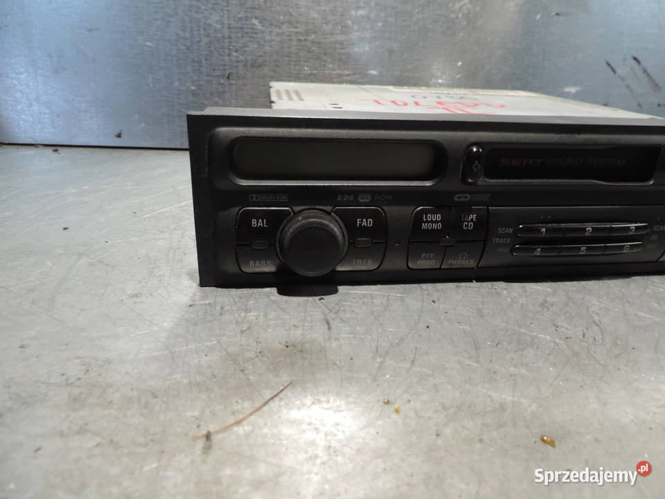SEAT LEON I TOLEDO II RADIO FABRYCZNE OEM KASETY Rok produkcji 2002 Nowy Sącz