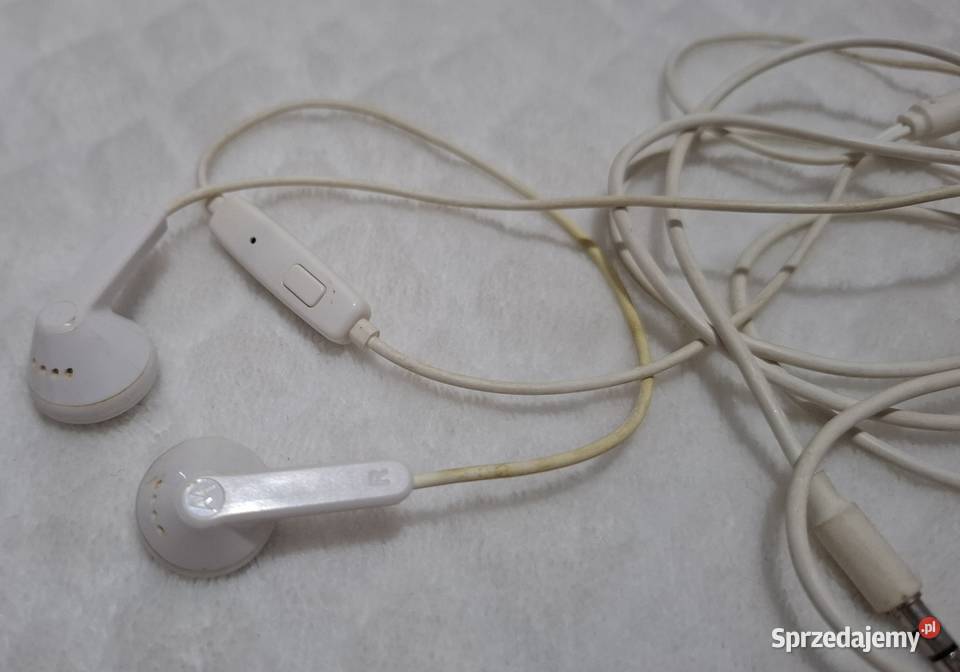 Słuchawki przewodowe Motorola białe 140 14m Czeladź sprzedam