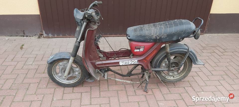 Simson sr50 dokumenty i reszta 49cm3 Pacanów