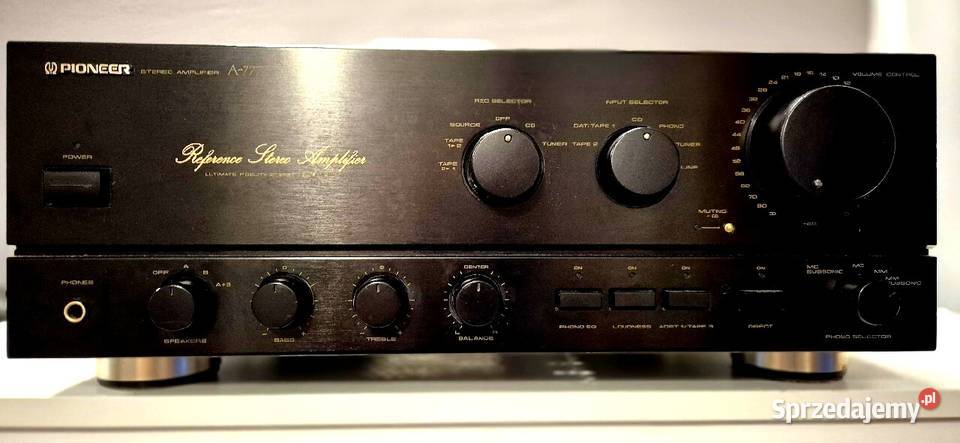 Wzmacniacz Pioneer A777 Reference kolumny Jedwabno