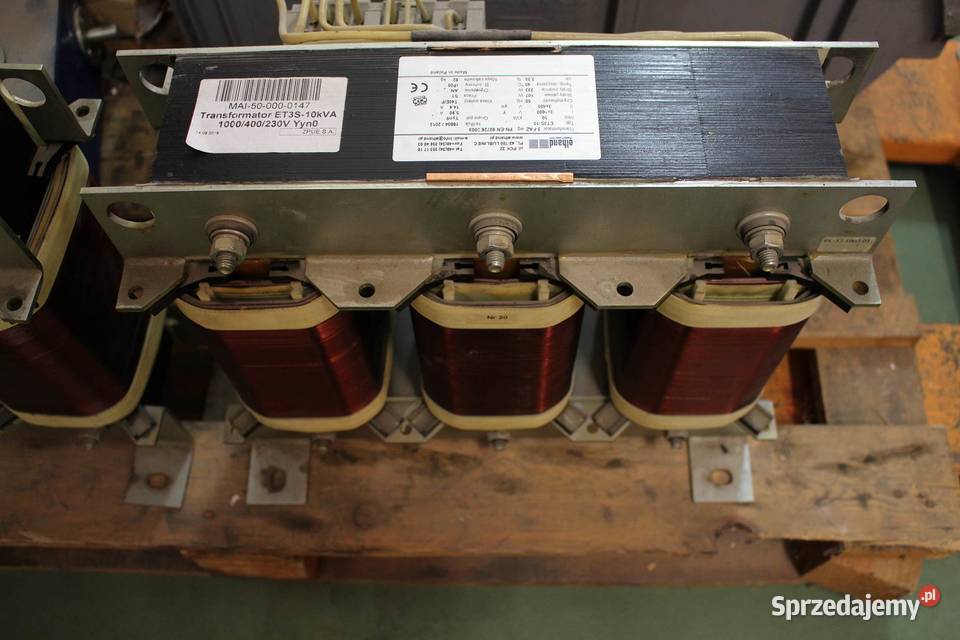 Transformator ET3S10kVA 1000400230V Yyn0 Włoszczowa sprzedam