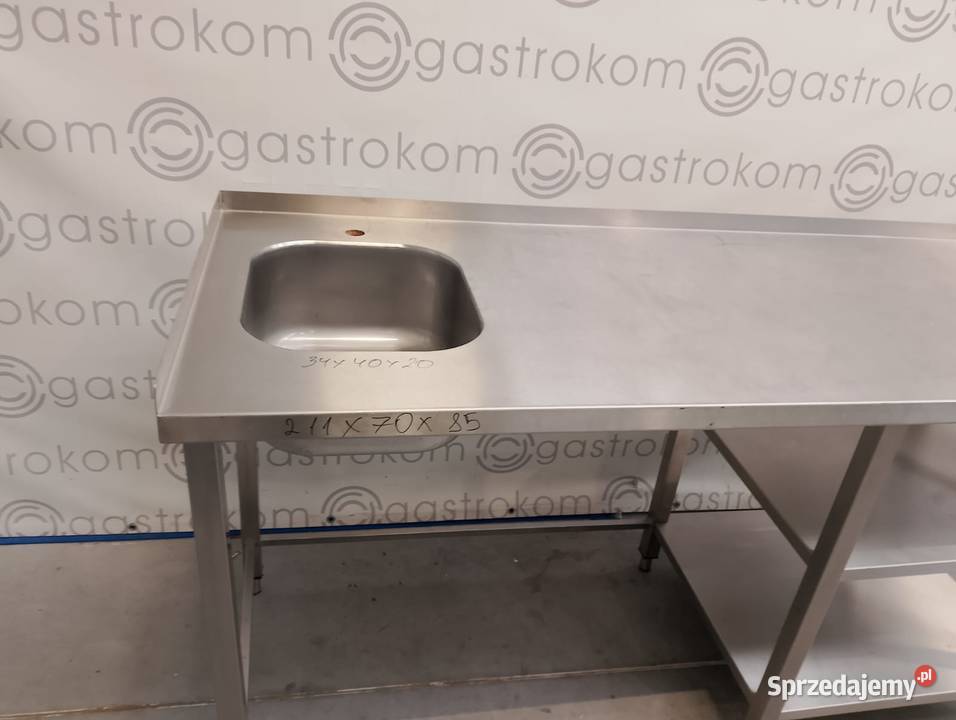 STÓŁ BAROWY ZE ZLEWEM 210X70X85 dolnośląskie