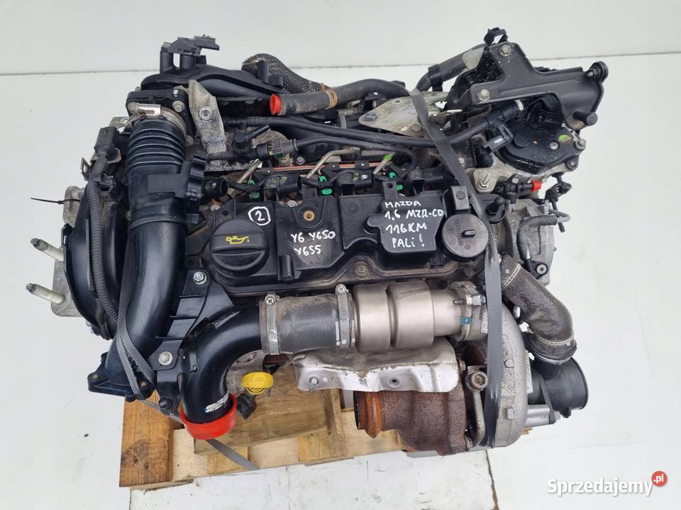 SILNIK Mazda3 Mazda 3 II 16 D MZRCD Y6 Y650 Y655 Motoryzacja