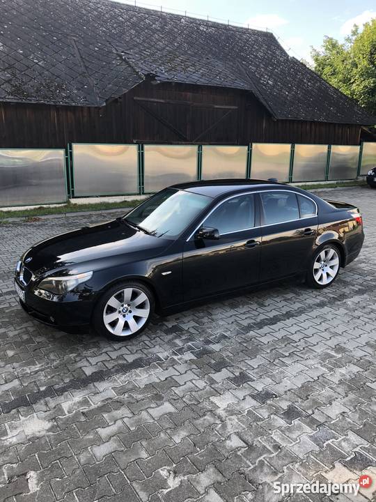 BMW E60 525i Benzyna Gaz Czarny Met Zadbany 4/5 Skarżysko-Kamienna