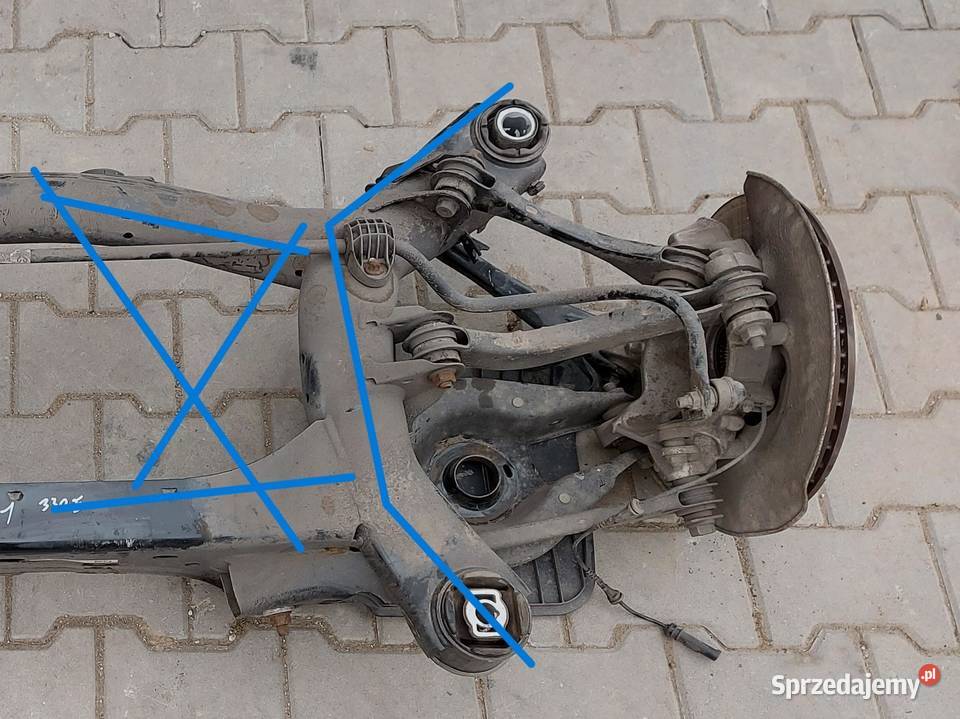 BMW G21 G20 Kombi 330e zawieszenie prawe tył osobowe