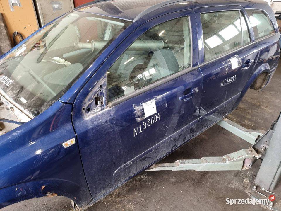 DRZWI LEWE PRZÓD OPEL ASTRA H III 4CU LP osobowe Lipno