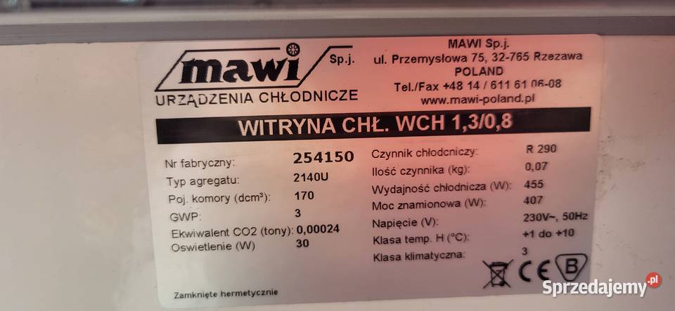 Lada chłodnicza Łódź sprzedam