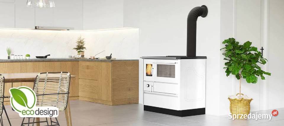 Piec kuchenny kuchnia ALFA 85 G biała Wałbrzych