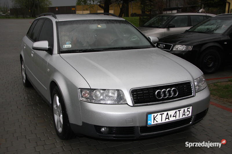 AUDI A4 B6 AVANT KOMBI 19 TDI 130 2003 r SREBRNY małopolskie Wojnicz