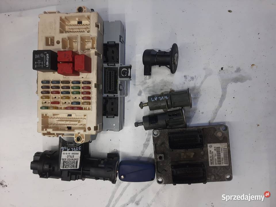 Fiat Stilo 16 16V komputer zestaw do odpalenia osobowe