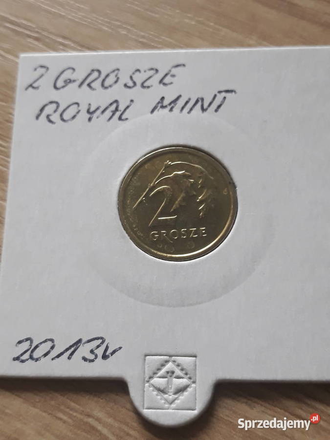 2 Grosze 2013 r Royal Mint najrzadsza Numizmatyka Konin