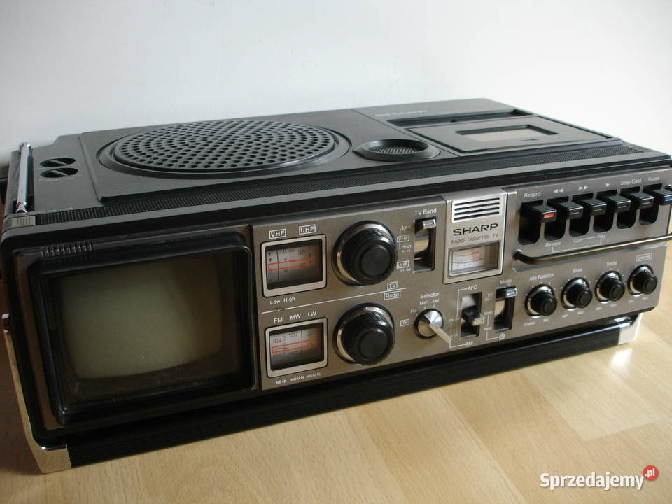 Radiomagnetofon z TV SHARP 5P27G