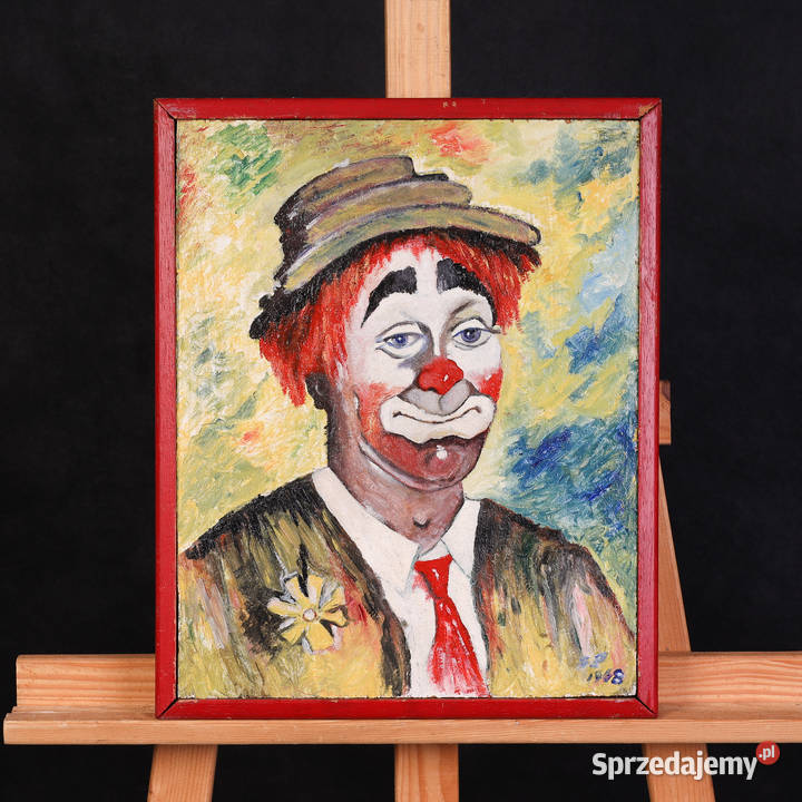 ARTexpert Obraz na płycie portret klamun Dobrzany