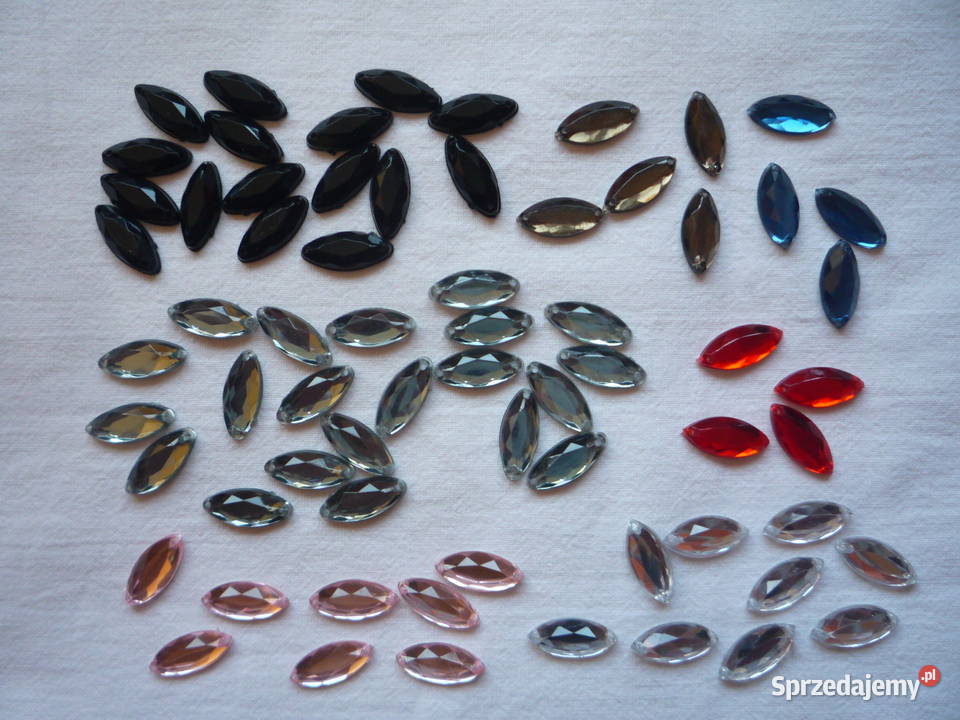 Koraliki kamyki kamienie owalne okrągłe łezki do Szczecin sprzedam