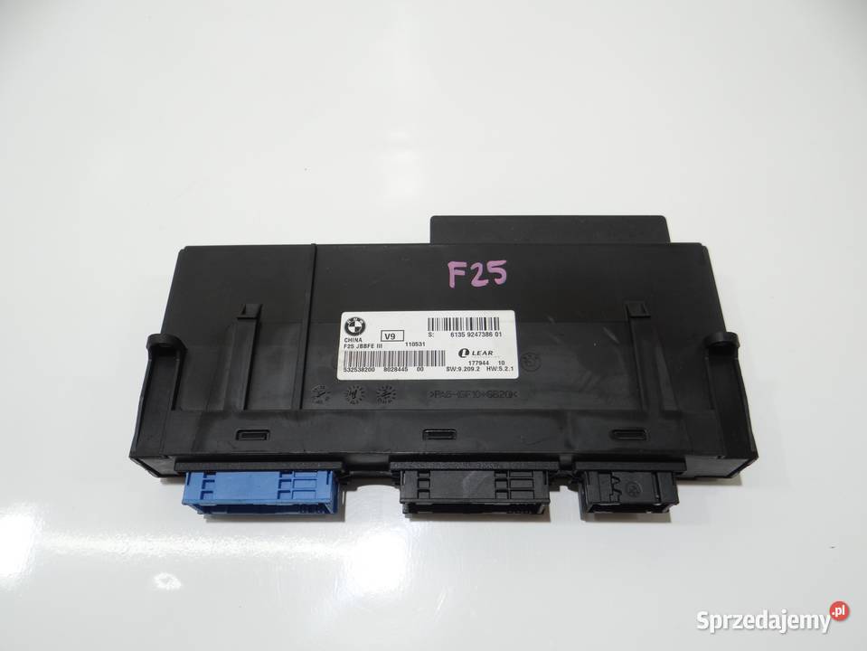 MODUŁ STEROWNIK KOMFORTU BMW X3 F25 9247386 osobowe