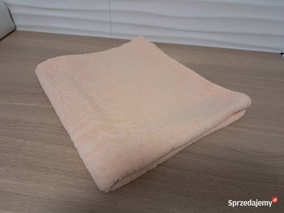 Ręcznik kąpielowy frotte łososiowy do sprzedania Kraków
