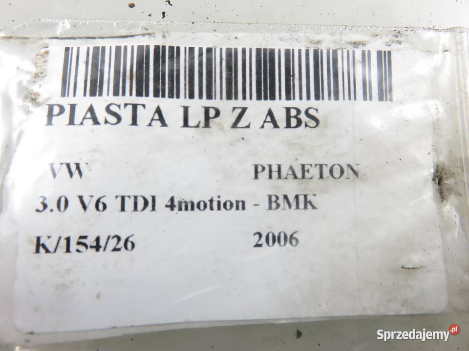 ZWROTNICA PIASTA PRZEDNIA LEWA VW PHAETON 30 TDI