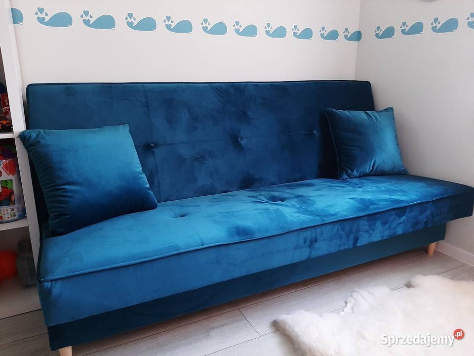 Kanapa rozkładana Sofa z pojemnikiem do spania