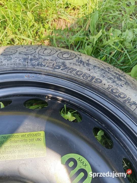 koło dojazdowe audi A4 B8 B9 A6 C7 5x122 665 dolnośląskie Lisowice sprzedam