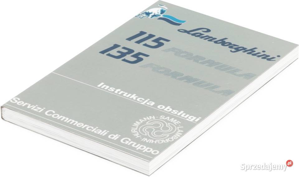 Instrukcja obsługi Lamborghini 1506 1706 katalog motoryzacja, transport Szamotuły