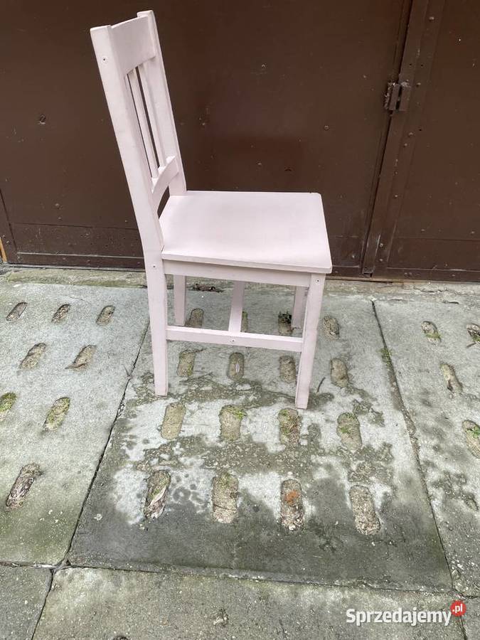 drewniane krzesło pomorskie Pruszcz Gdański