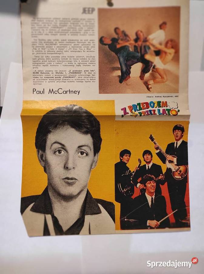 THE BEATLES wycinki prasowe sprzed 50 lat Wrocław sprzedam