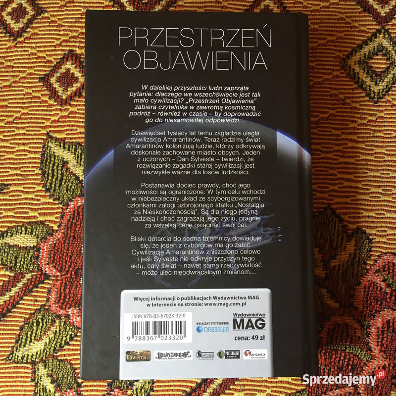 Alastair Reynolds Przestrzeń Objawienia 2022 Kraków sprzedam