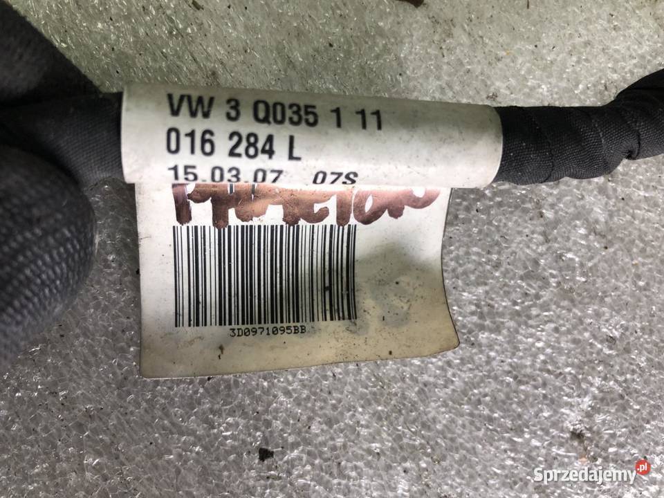 WIĄŻKA PDC INSTALACJA TYŁ 3D0971095BB VW PHAETON
