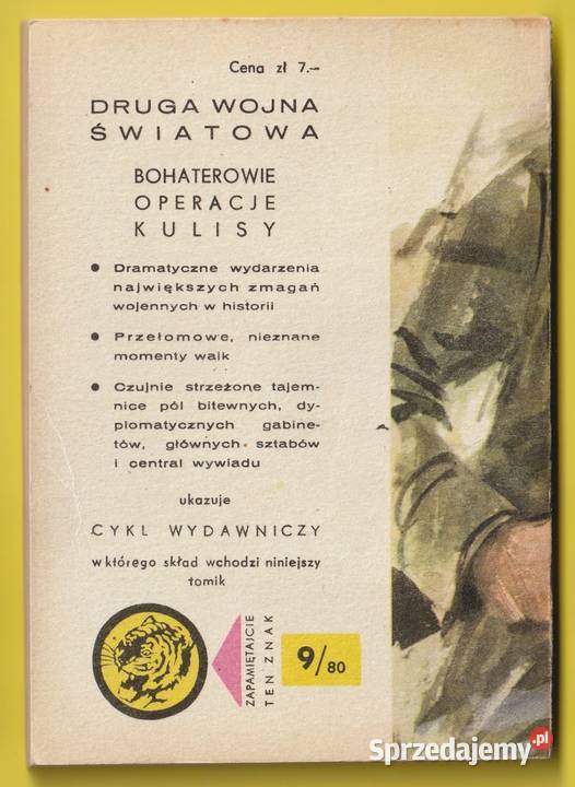 ŻÓŁTY TYGRYS PIERWSZYM W CEL 1980 Rok wydania 1980 Łódź