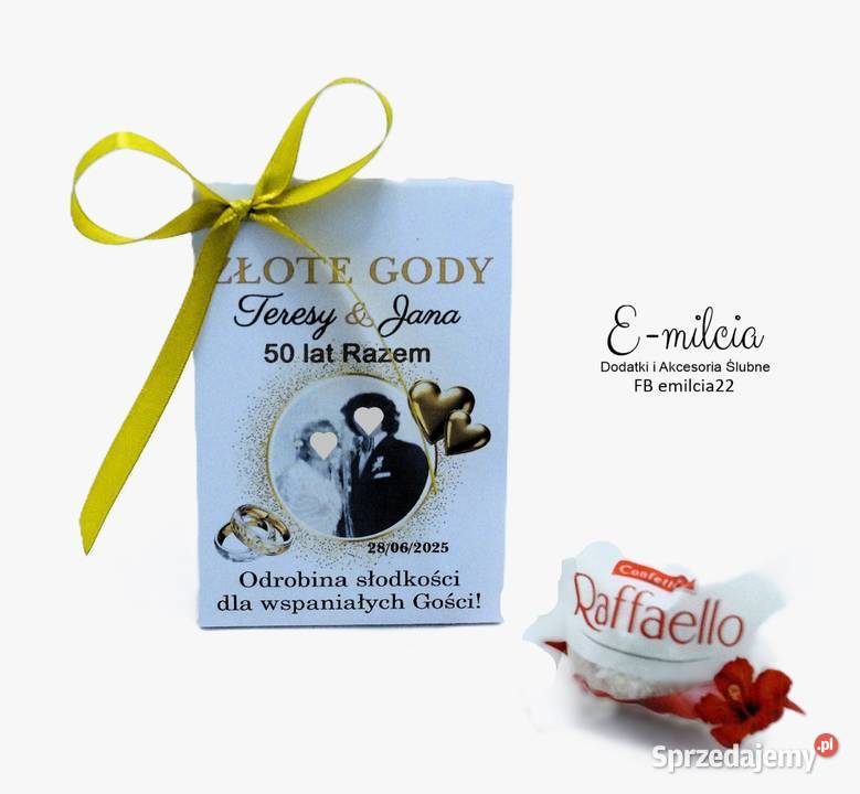 Raffaello podziękowania gości z okazji 50 Zielona Góra