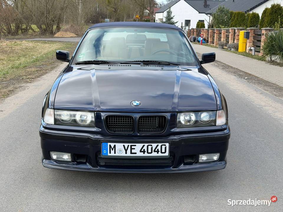 Bmw e36 cabrio 318i manual M Pakiet z VIN Skóry Kabriolet Stargard