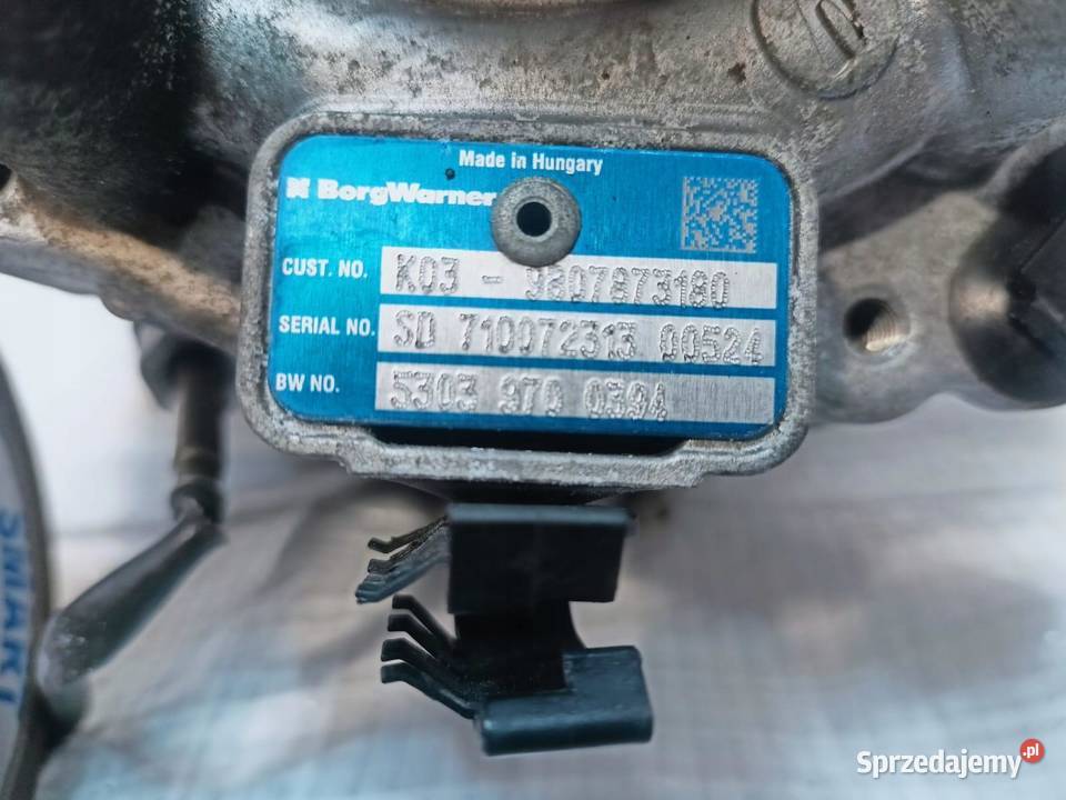 FORD KUGA MK2 20 TDCI BLUEHDI TURBOSPRĘŻARKA