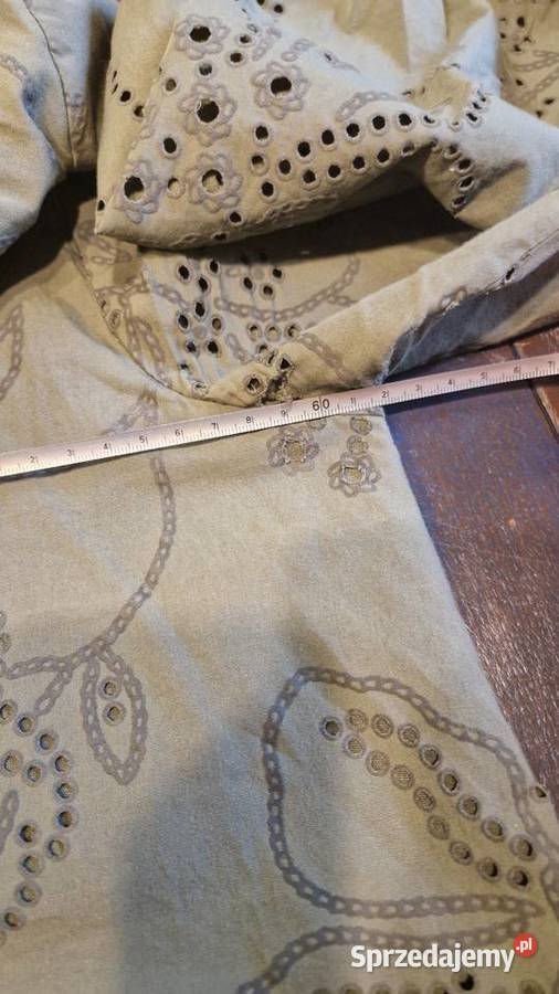 TUNIKA z Zara rozmiar XXL ciemno zielona bawełna Lublin