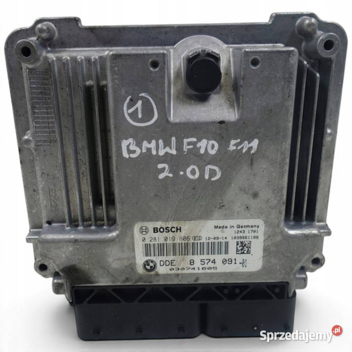 Bmw F10 F11 20 D KOMPUTER STEROWNIK 0281019806 Części samochodowe