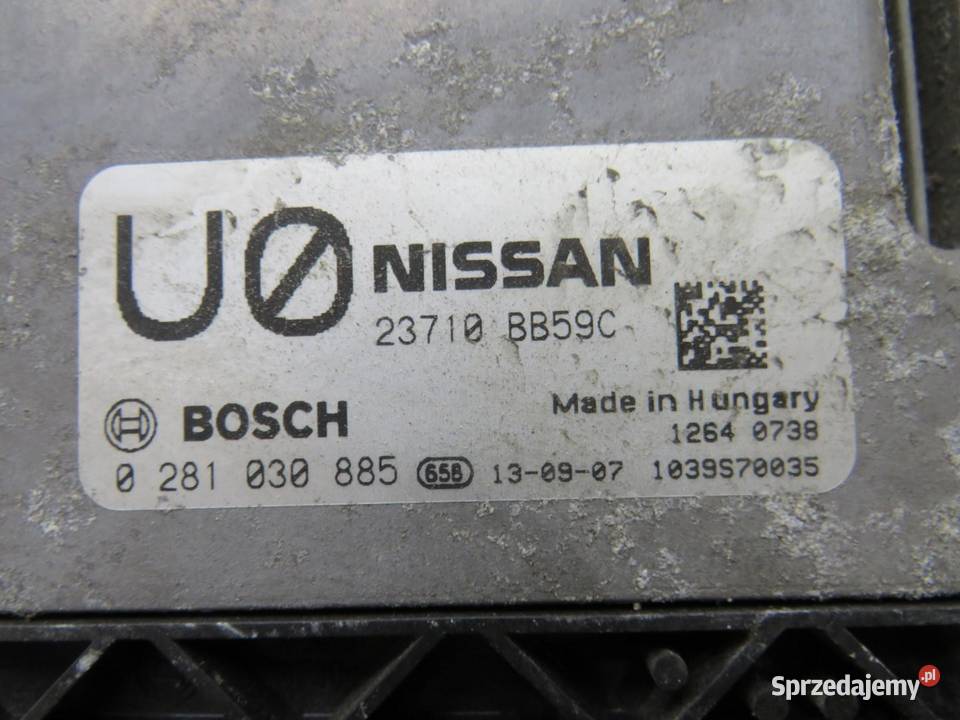 KOMPUTER SILNIKA QASHQAI J10 16 DCI 23710BB59C