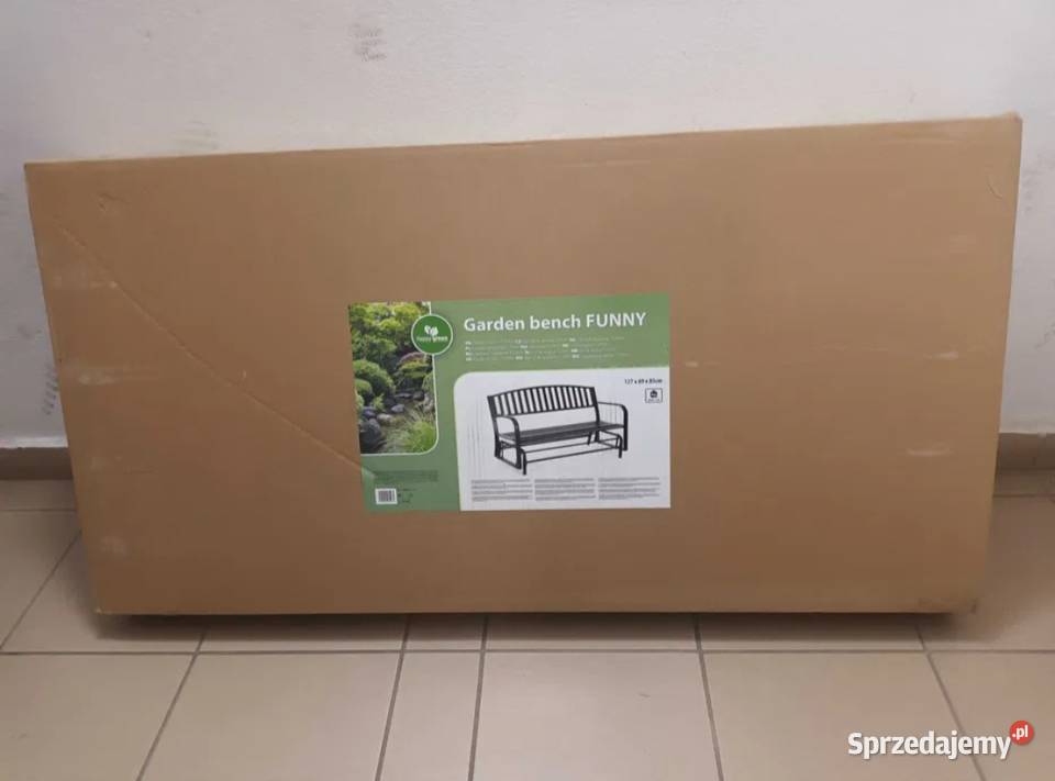 NOWA BUJANA huśtawka ławka metalowa Olsztyn