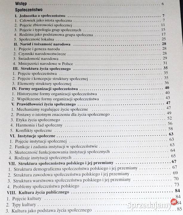 Wiedza o Społeczeństwie Cz 1 Z Smutek J Maleska sprzedam
