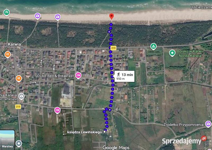 działka rekreacyjna 500m2 morzem Karwia rekreacyjna pomorskie sprzedam