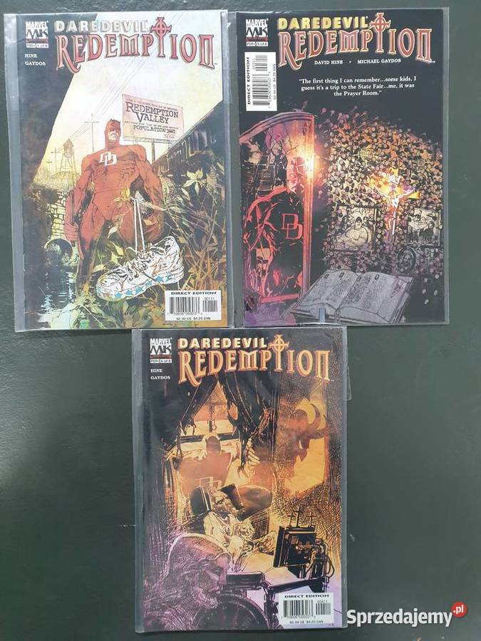 Daredevil 5 oryginalnych komiksów Marvel USA Komiksy Gdynia sprzedam