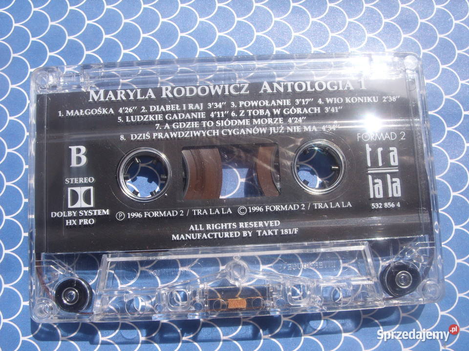 Kasety MARYLA RODOWICZ ANTOLOGIE 1 2 3 1996